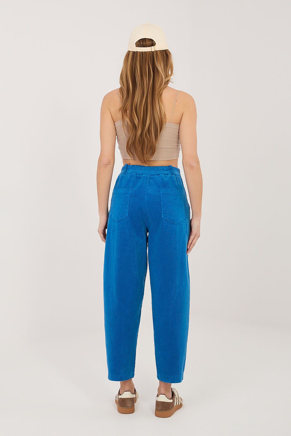  Pantaloni din catifea model 228362 Rue Paris 