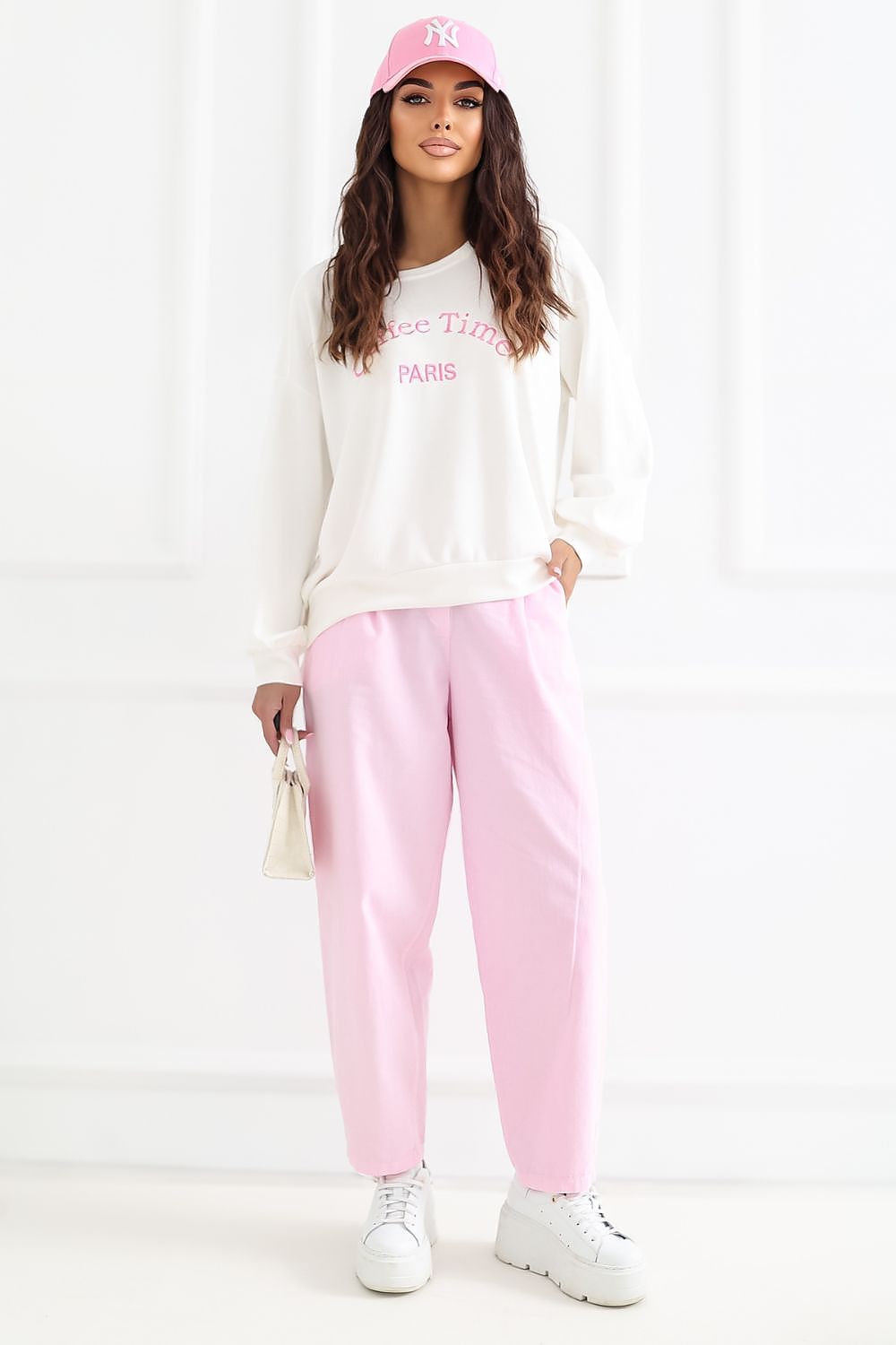  Pantaloni din catifea model 228360 Rue Paris 