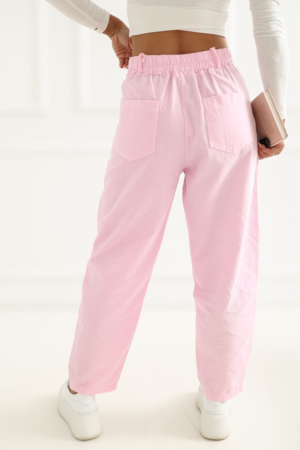  Pantaloni din catifea model 228360 Rue Paris 