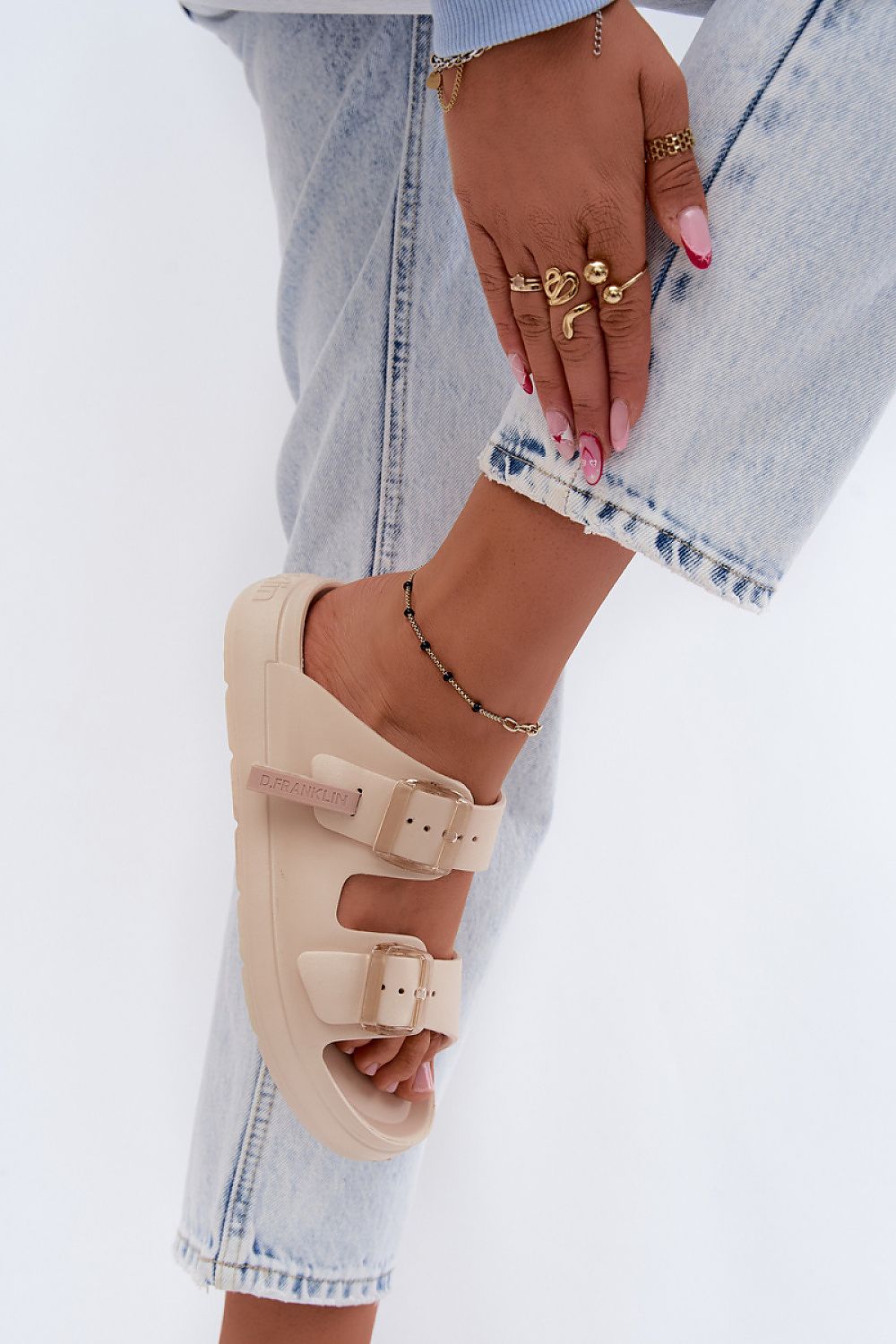  Papuci cu platformă model 228377 Step in style 