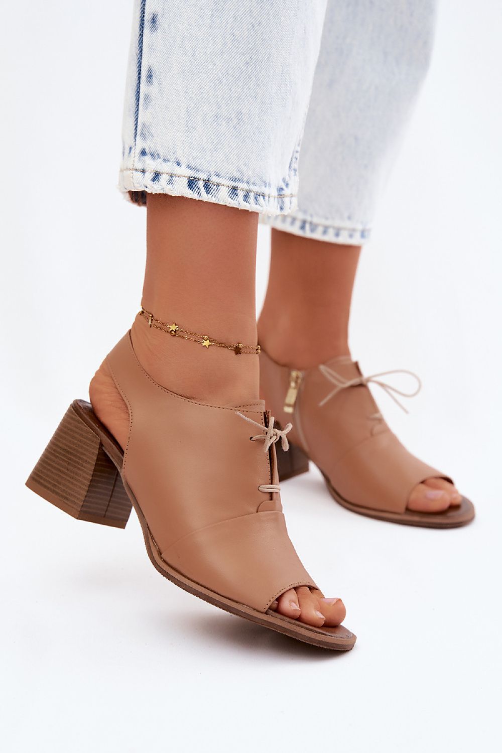  Sandale cu toc model 228387 Step in style 