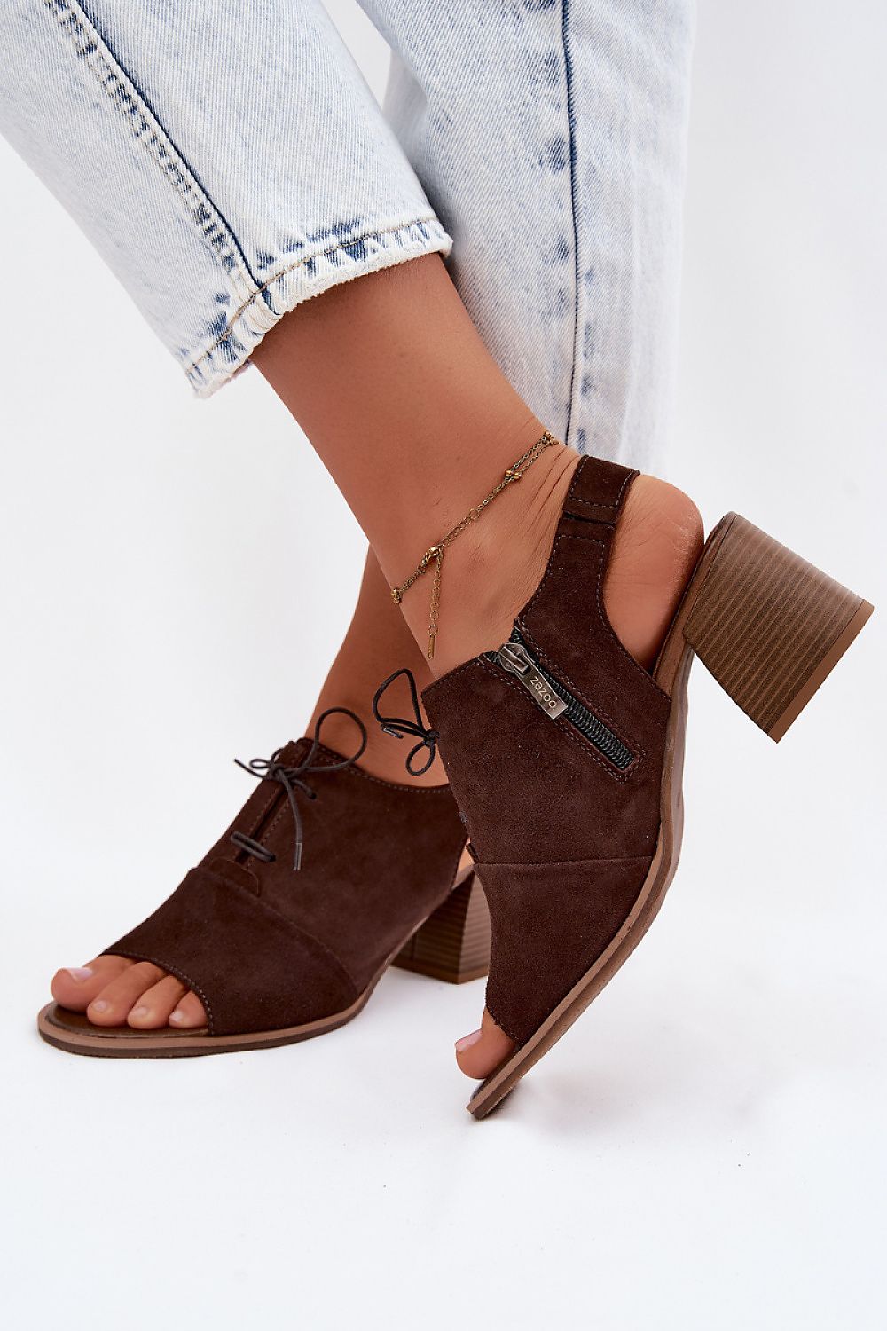  Sandale cu toc model 228388 Step in style 