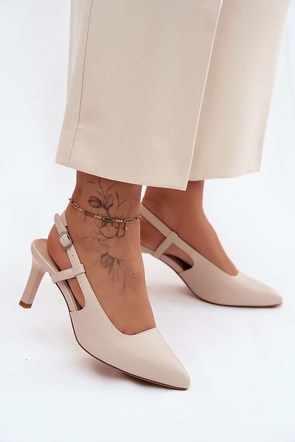  Sandale cu toc model 228399 Step in style 