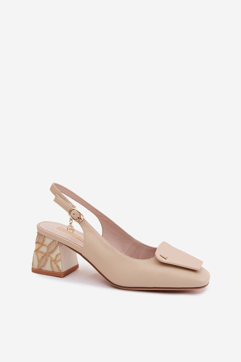  Pantofi dcu toc gros model 228407 Step in style 