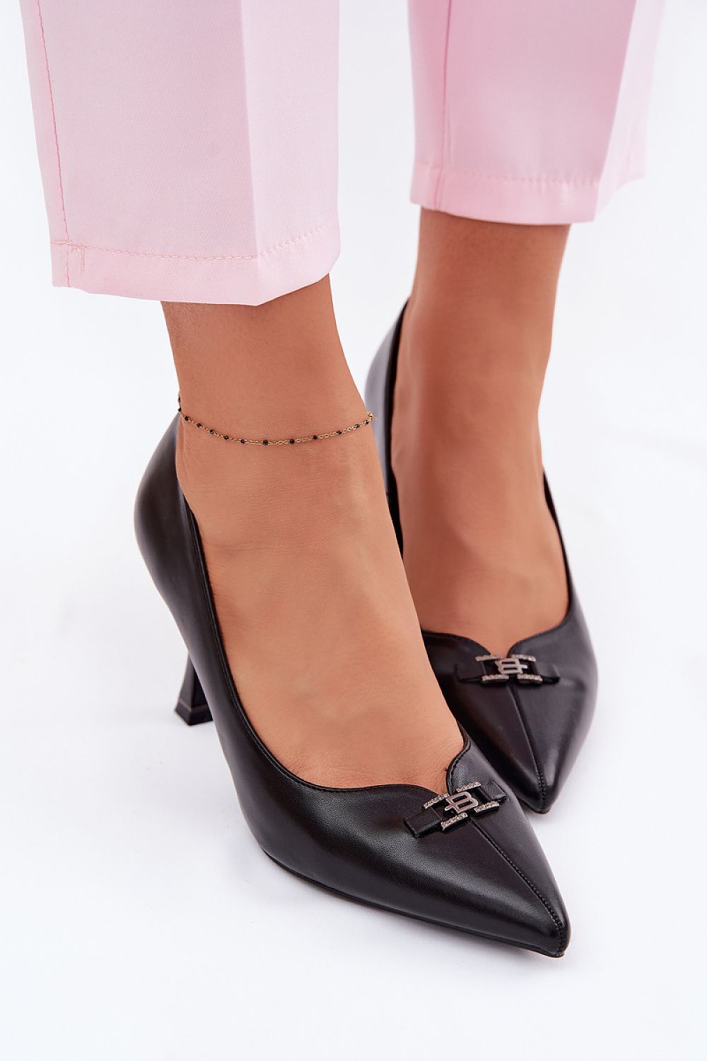  Pantofi cu toc subţire (stiletto) model 228409 Step in style 
