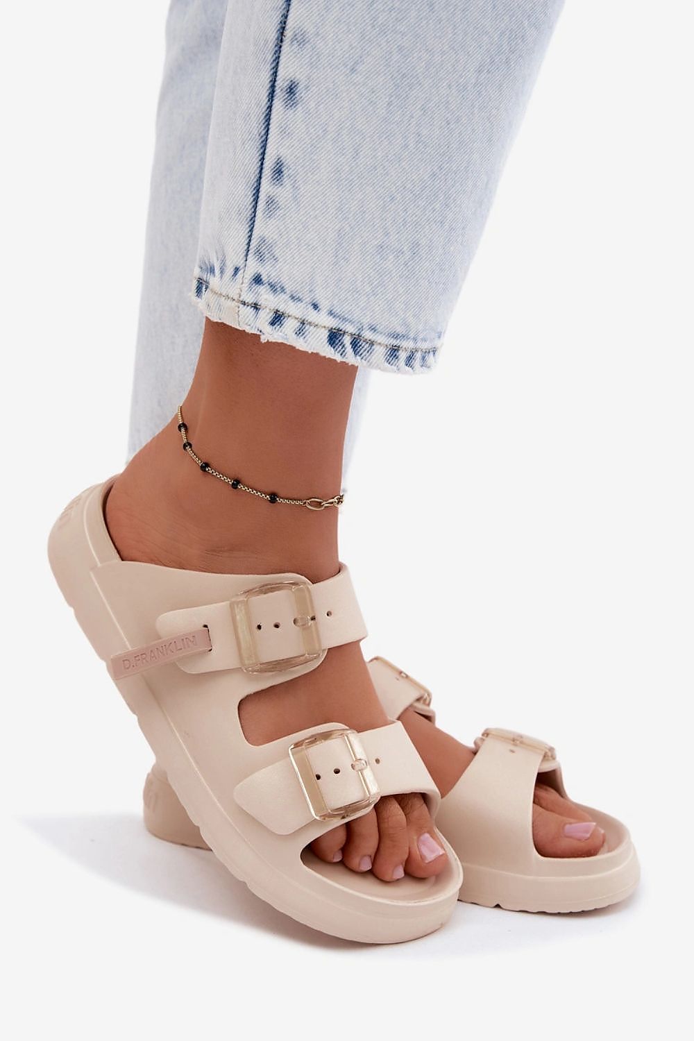  Papuci cu platformă model 228377 Step in style 