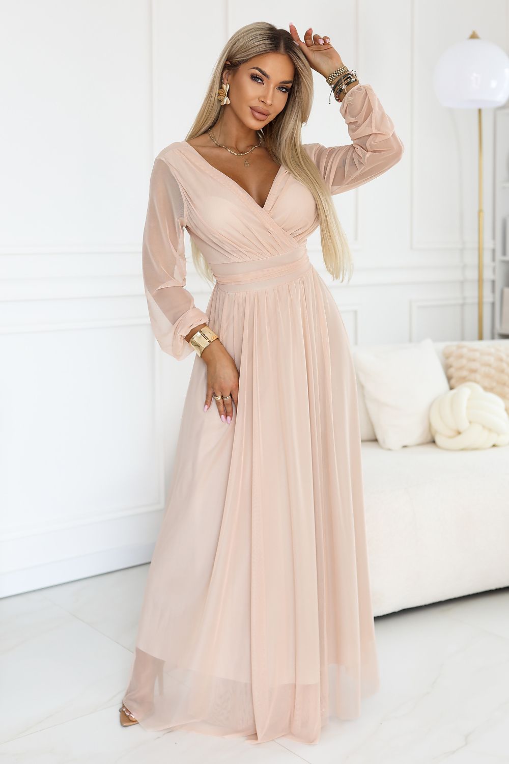  Rochie lungă model 228488 Numoco 