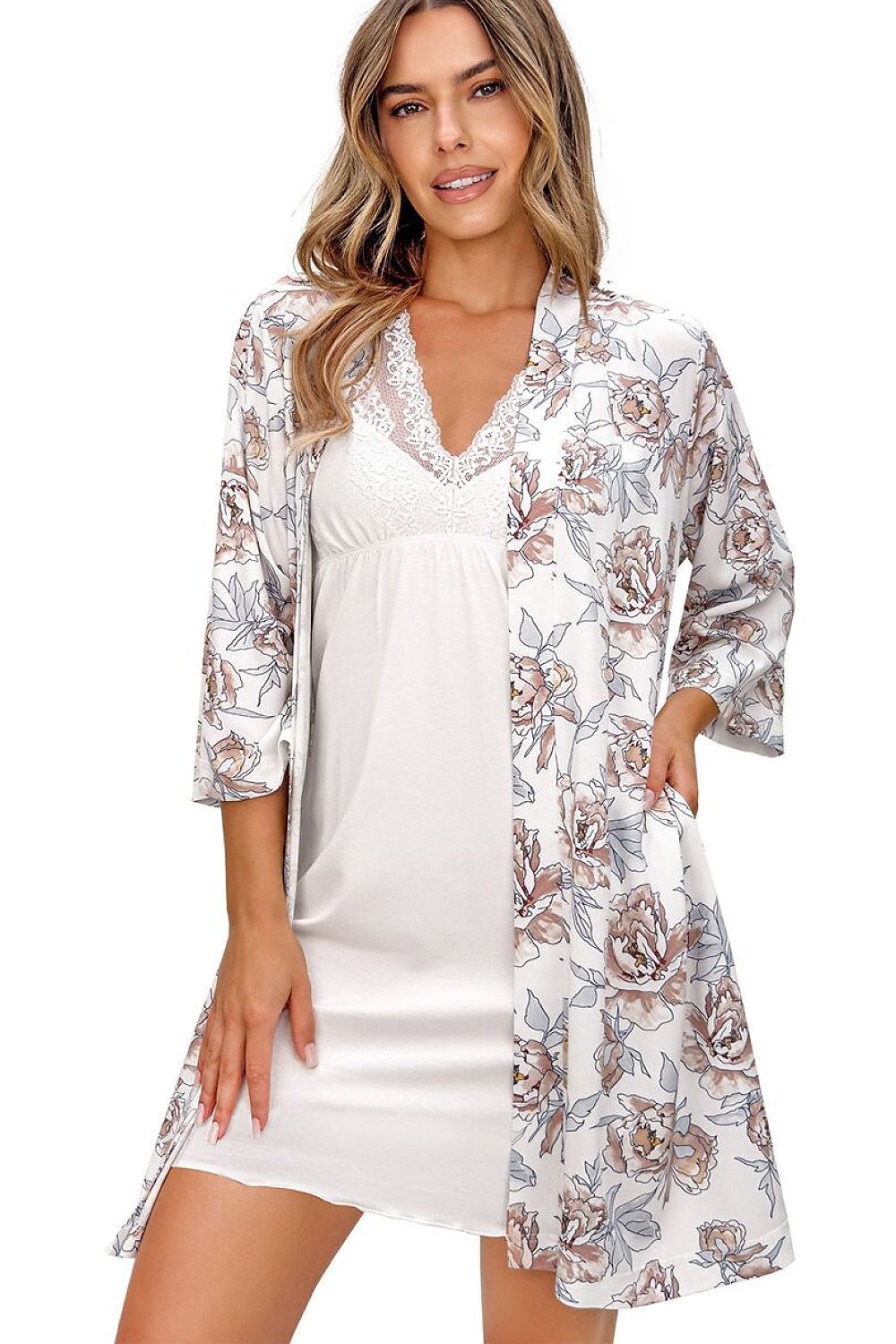  Cămaşă de noapte scurtă model 228613 Donna 