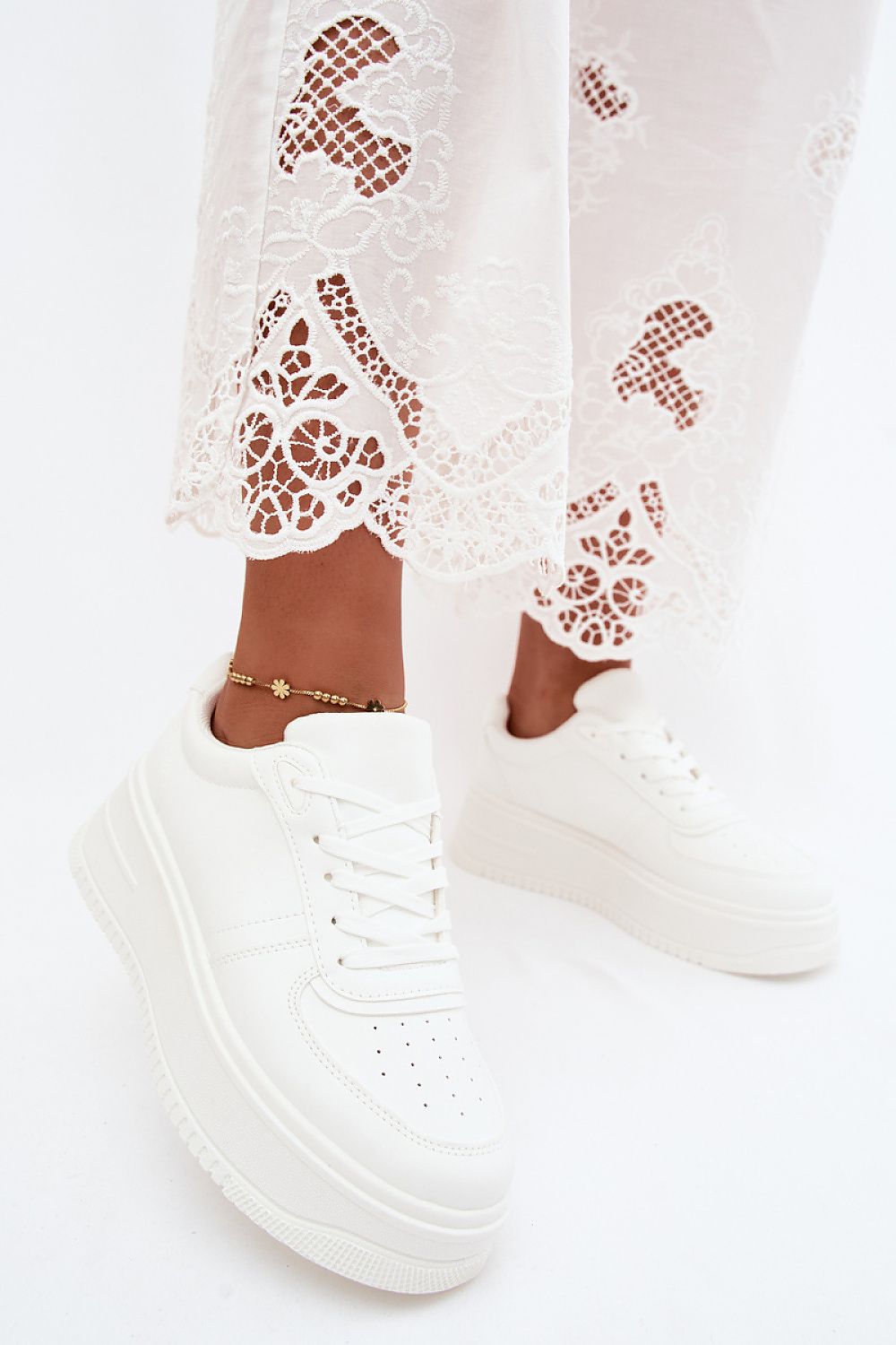  Pantofi sport pe platformă model 228739 Step in style 