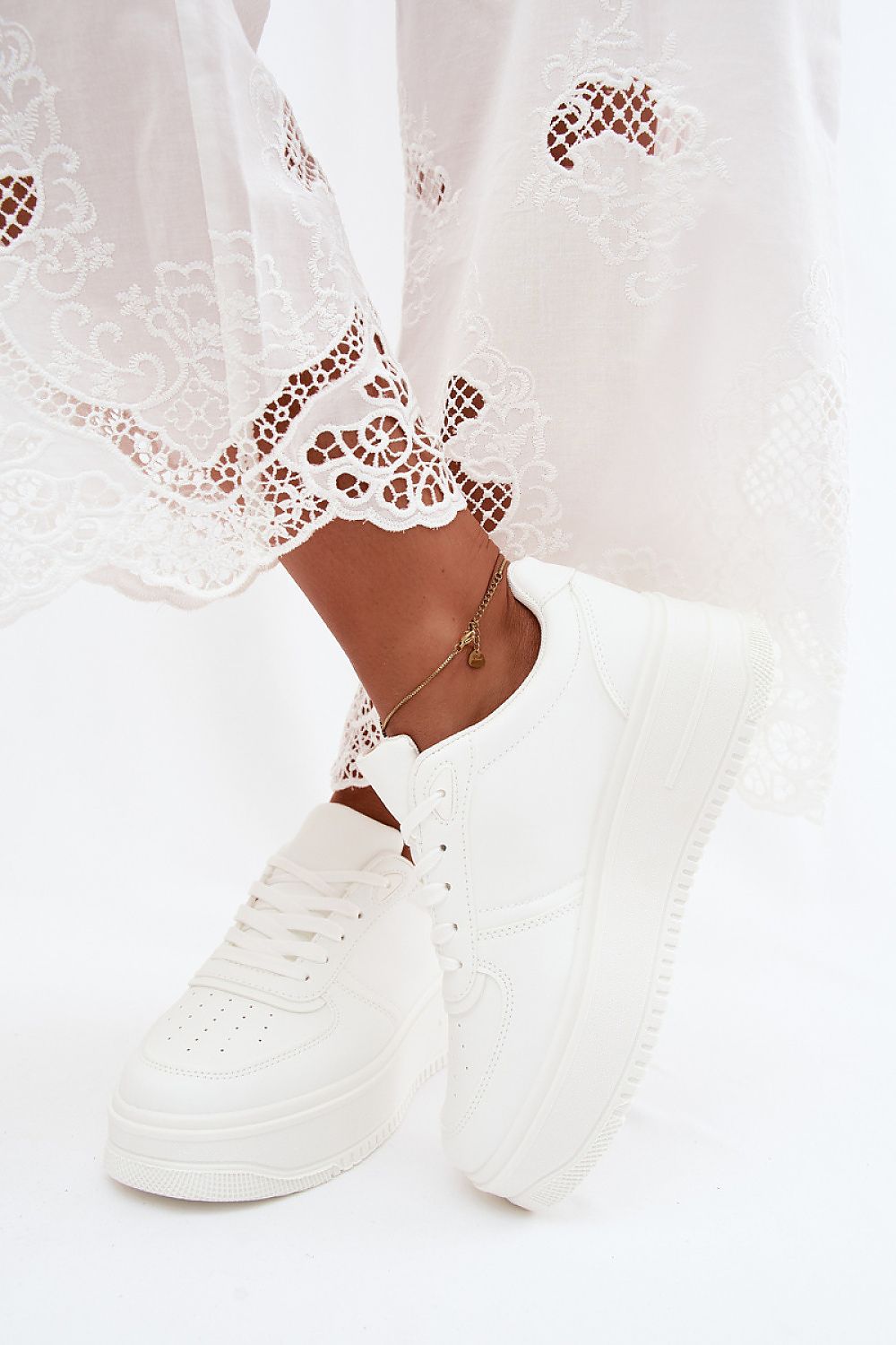  Pantofi sport pe platformă model 228739 Step in style 