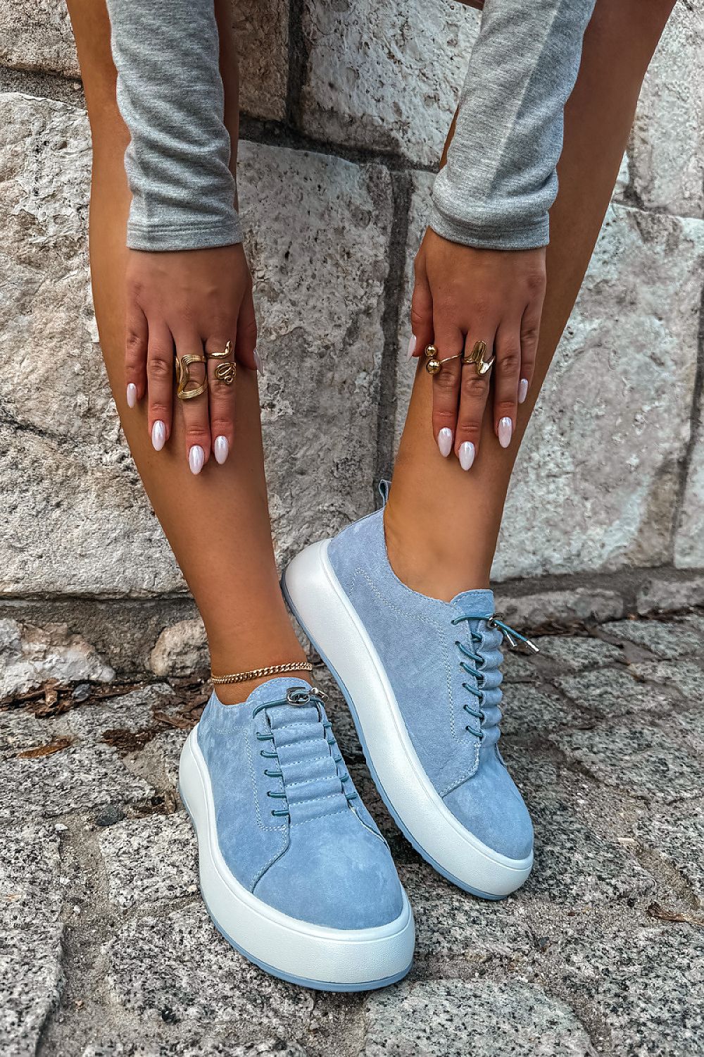 Pantofi sport pe platformă model 228757 Step in style 