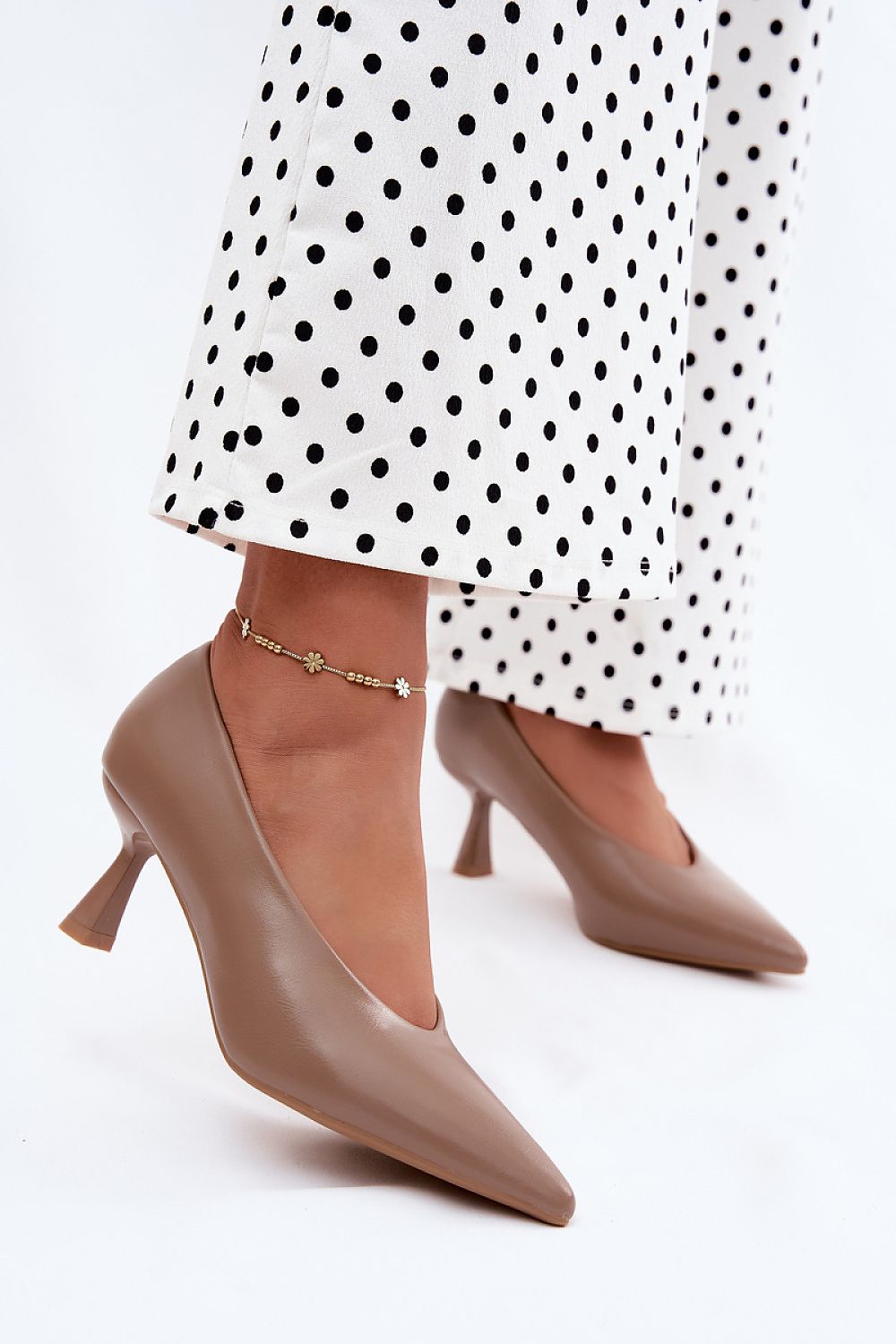  Pantofi cu toc simplu model 228761 Step in style 
