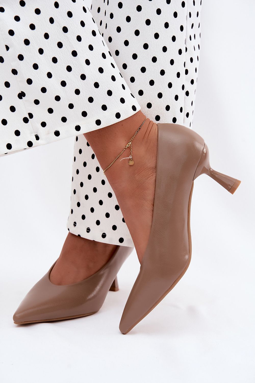  Pantofi cu toc simplu model 228761 Step in style 