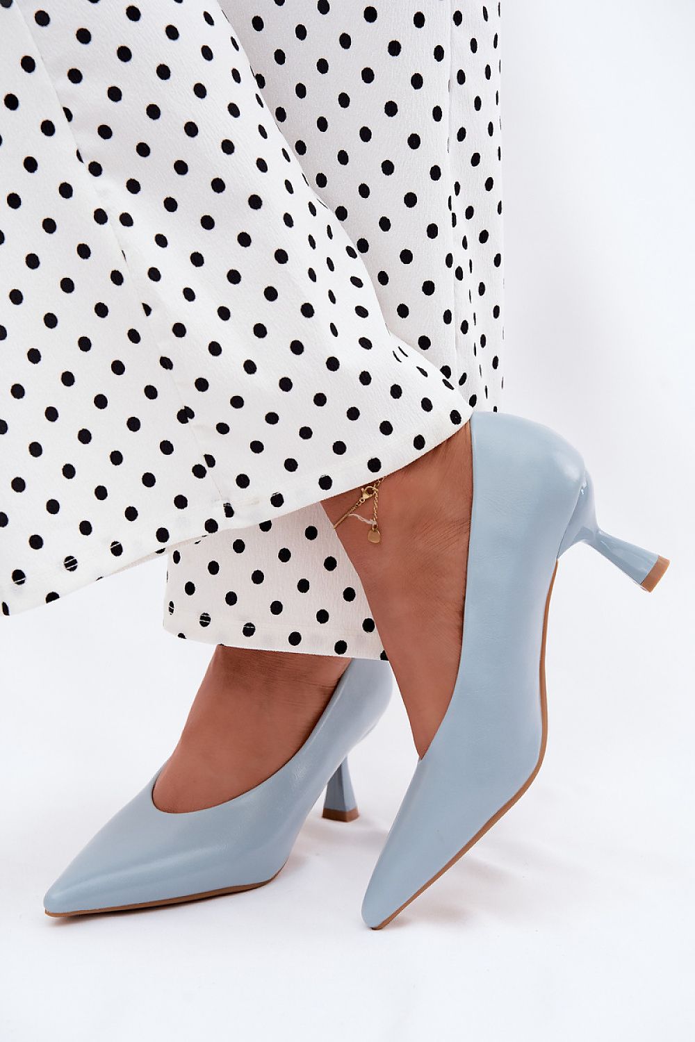  Pantofi cu toc simplu model 228762 Step in style 