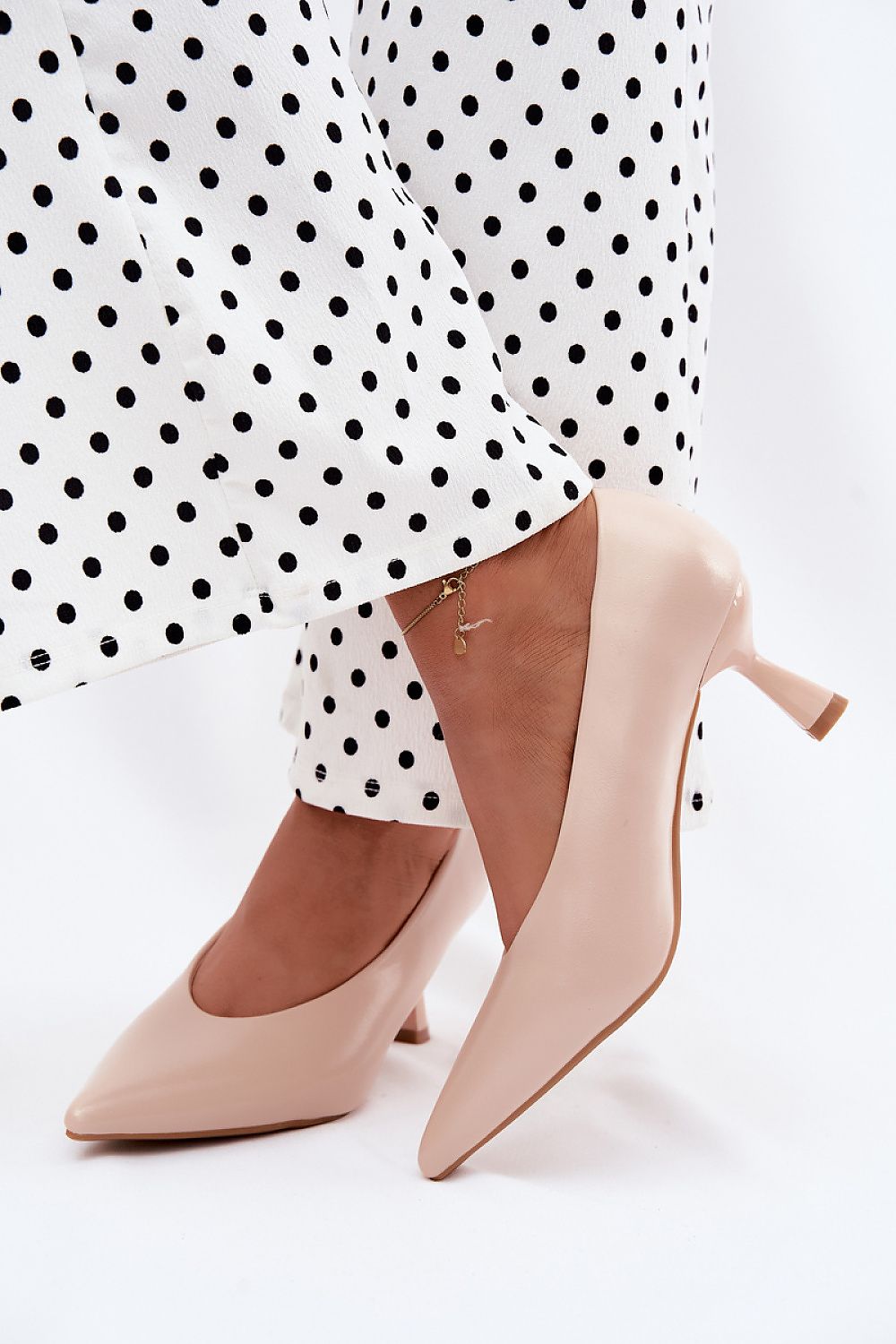  Pantofi cu toc simplu model 228763 Step in style 