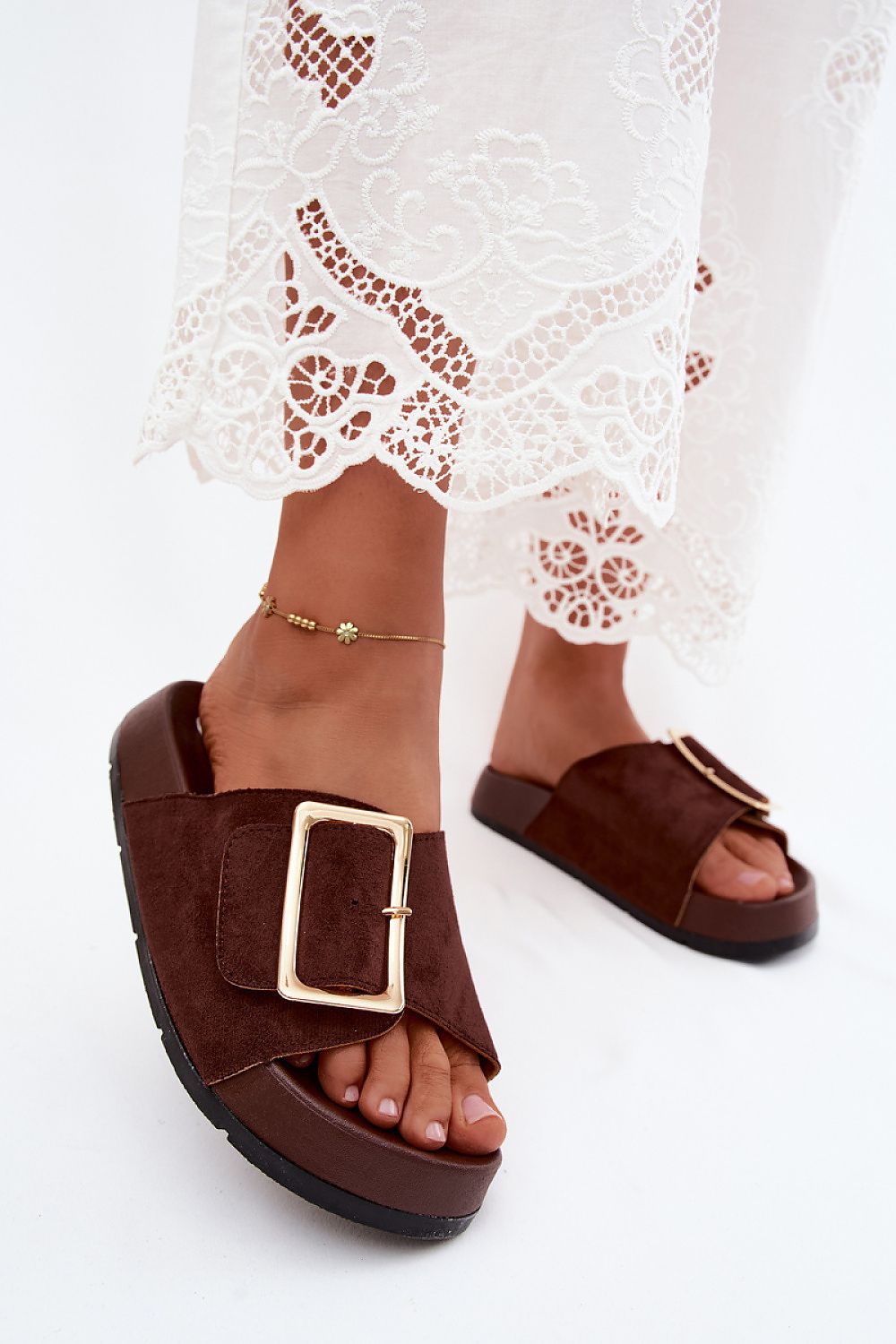  Papuci cu platformă model 228785 Step in style 