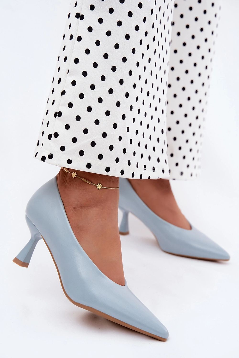  Pantofi cu toc simplu model 228762 Step in style 