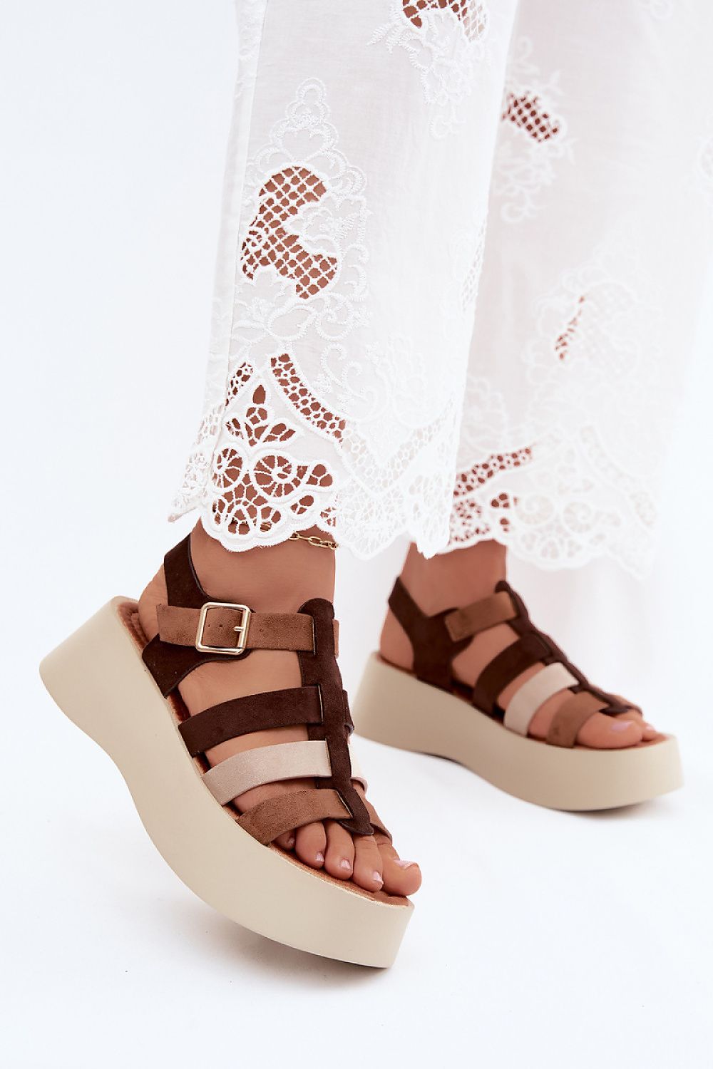  Sandale cu platformă model 228950 Step in style 