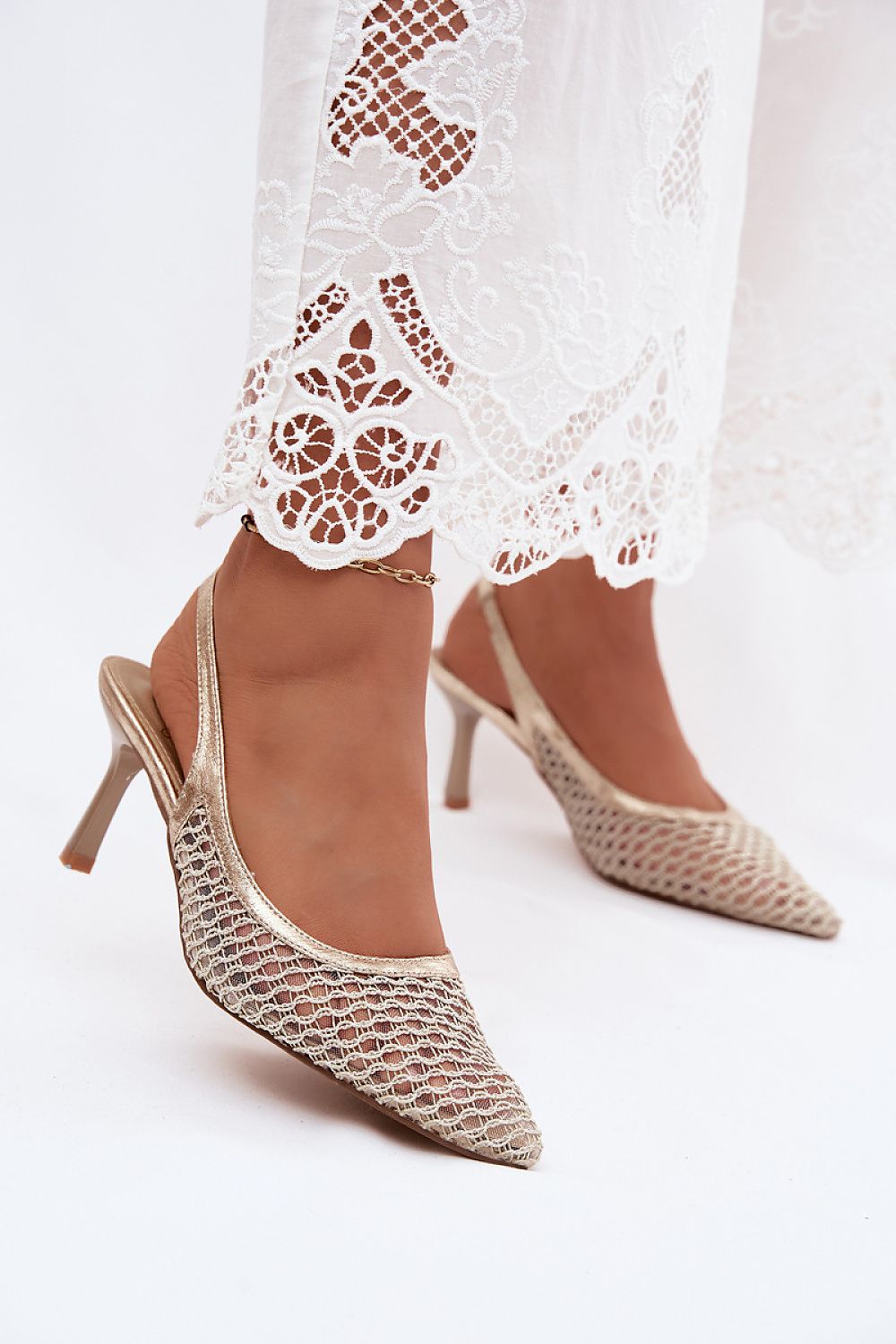  Sandale cu toc model 228951 Step in style 