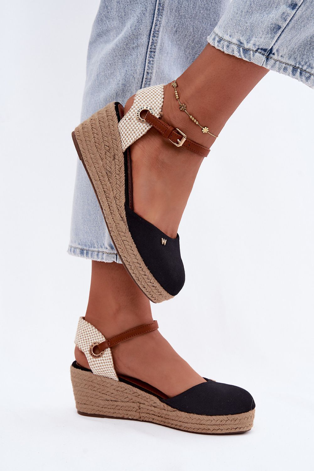  Sandale cu talpă tip pană model 229271 Step in style 