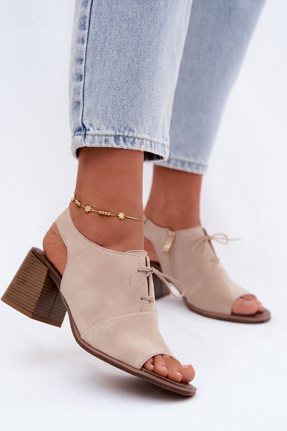  Sandale cu toc model 229278 Step in style 