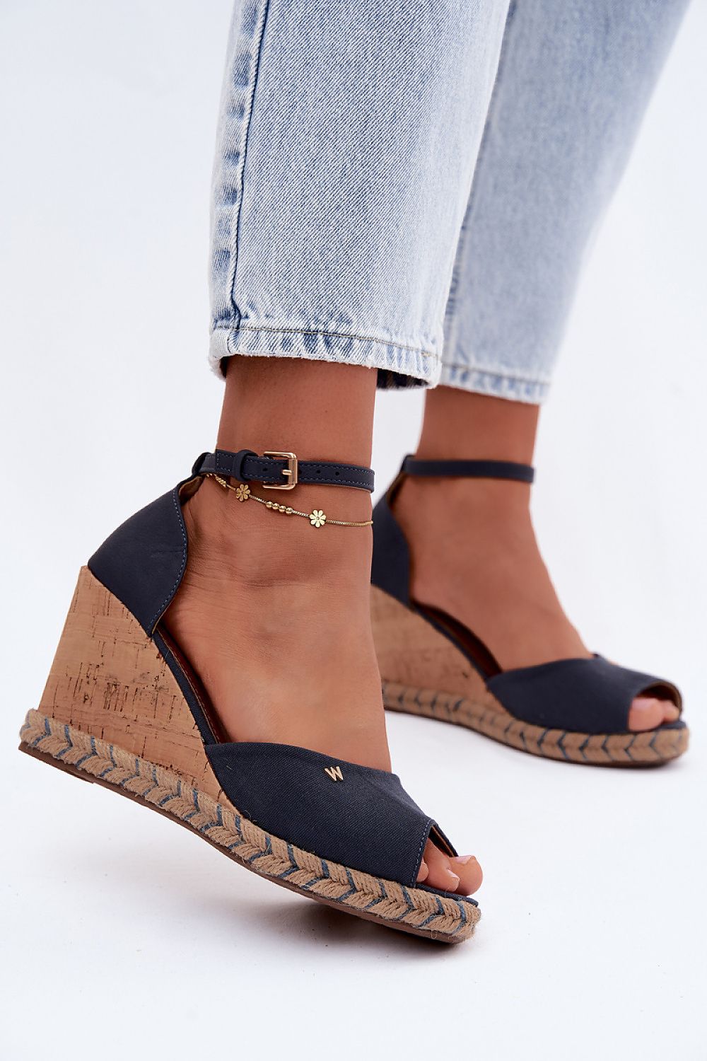  Sandale cu talpă tip pană model 229279 Step in style 