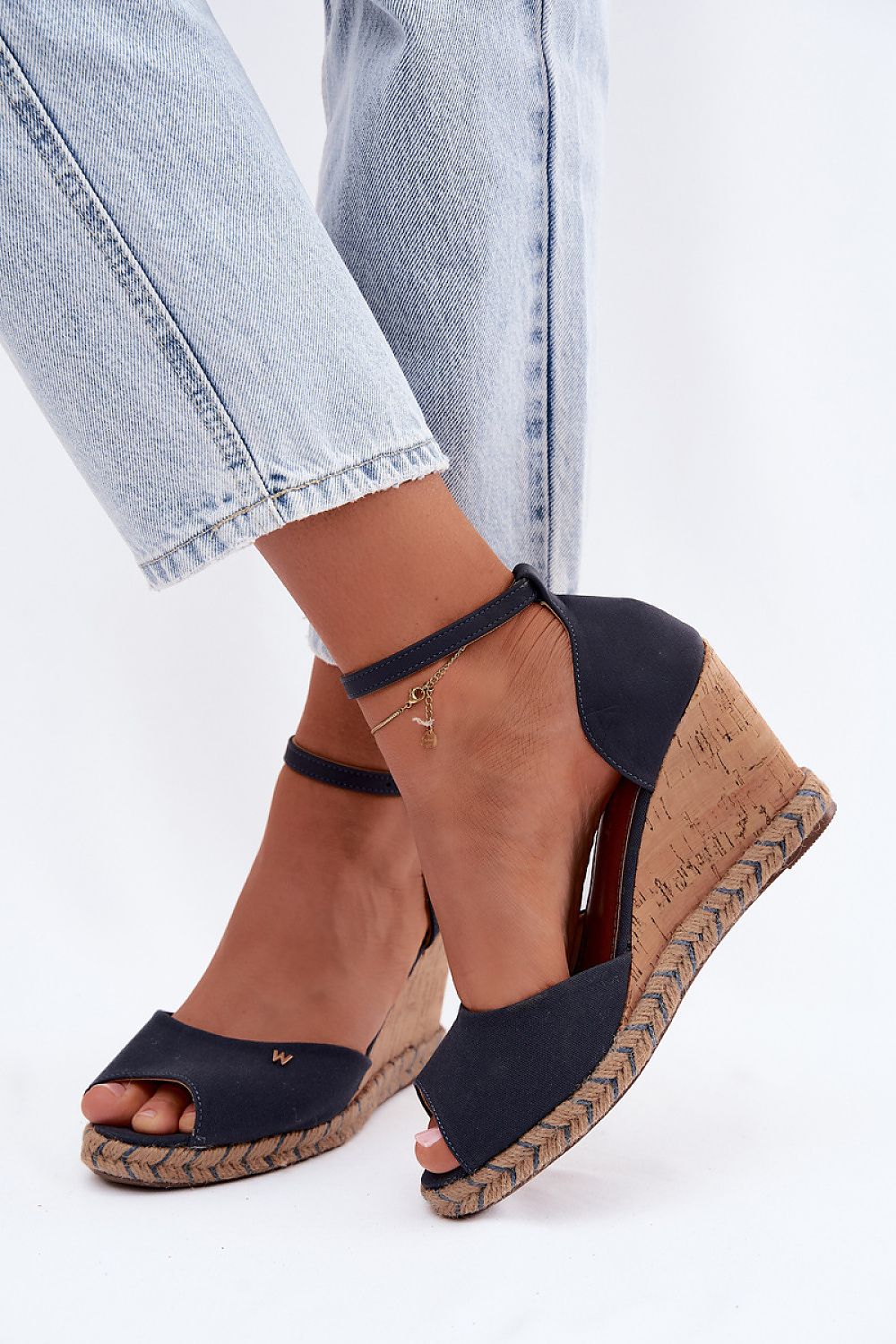  Sandale cu talpă tip pană model 229279 Step in style 