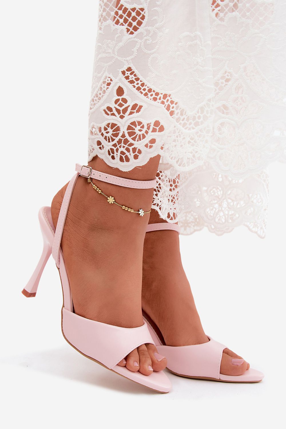  Sandale cu toc model 229280 Step in style 