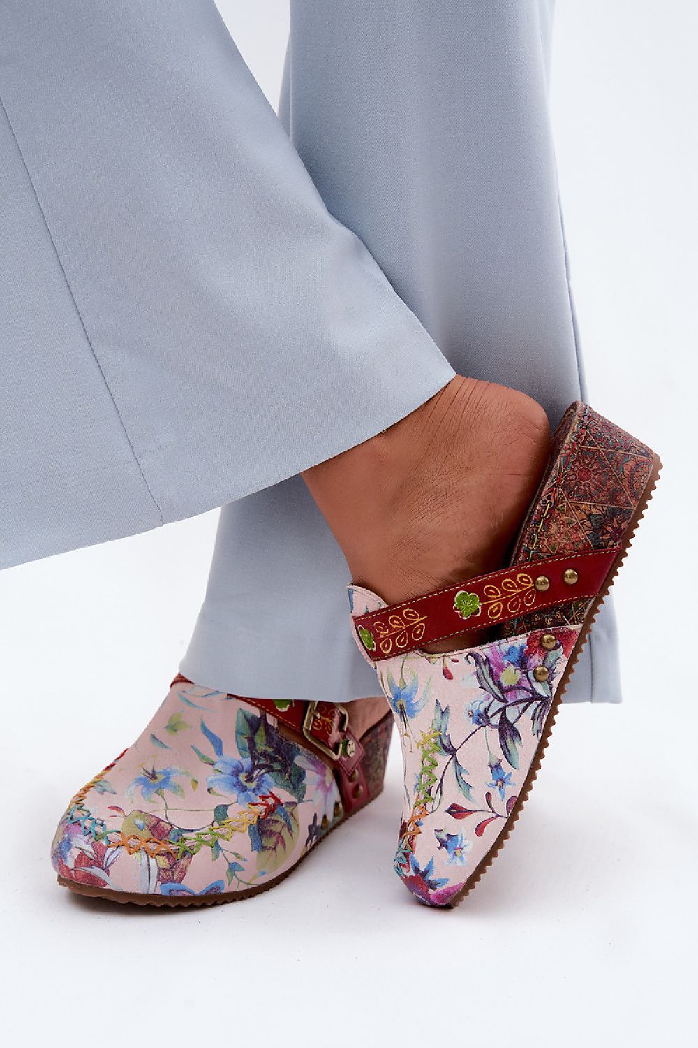  Sandale cu talpă tip pană model 229293 Step in style 