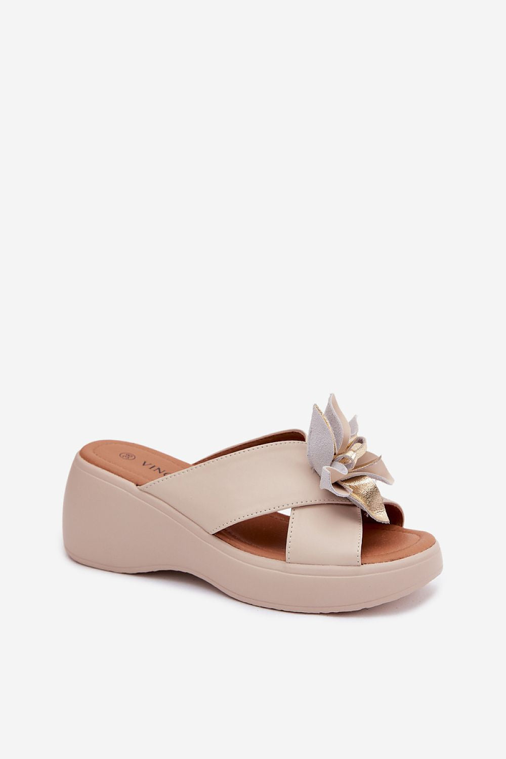  Sandale cu talpă tip pană model 229297 Step in style 