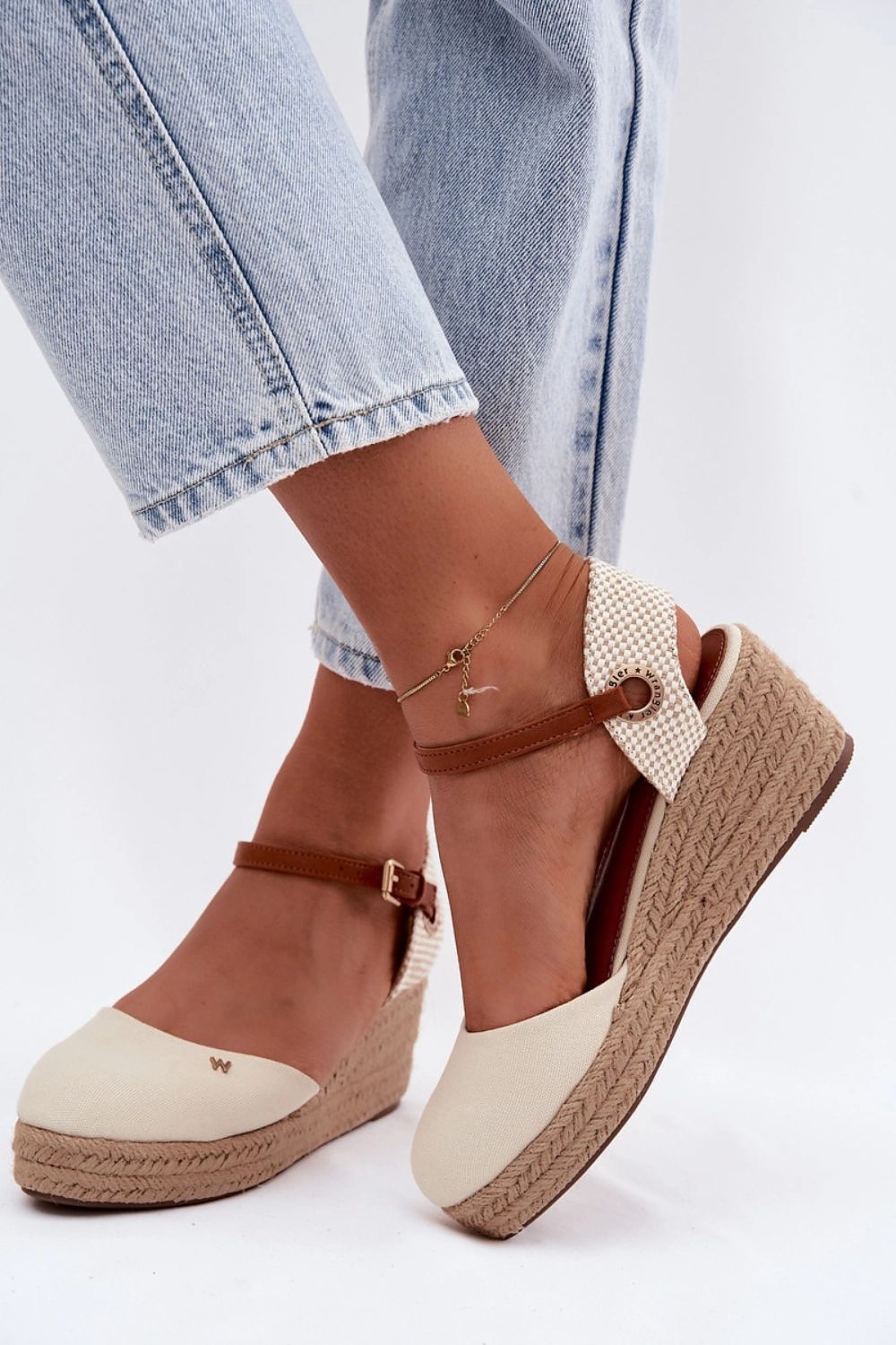  Sandale cu talpă tip pană model 229272 Step in style 