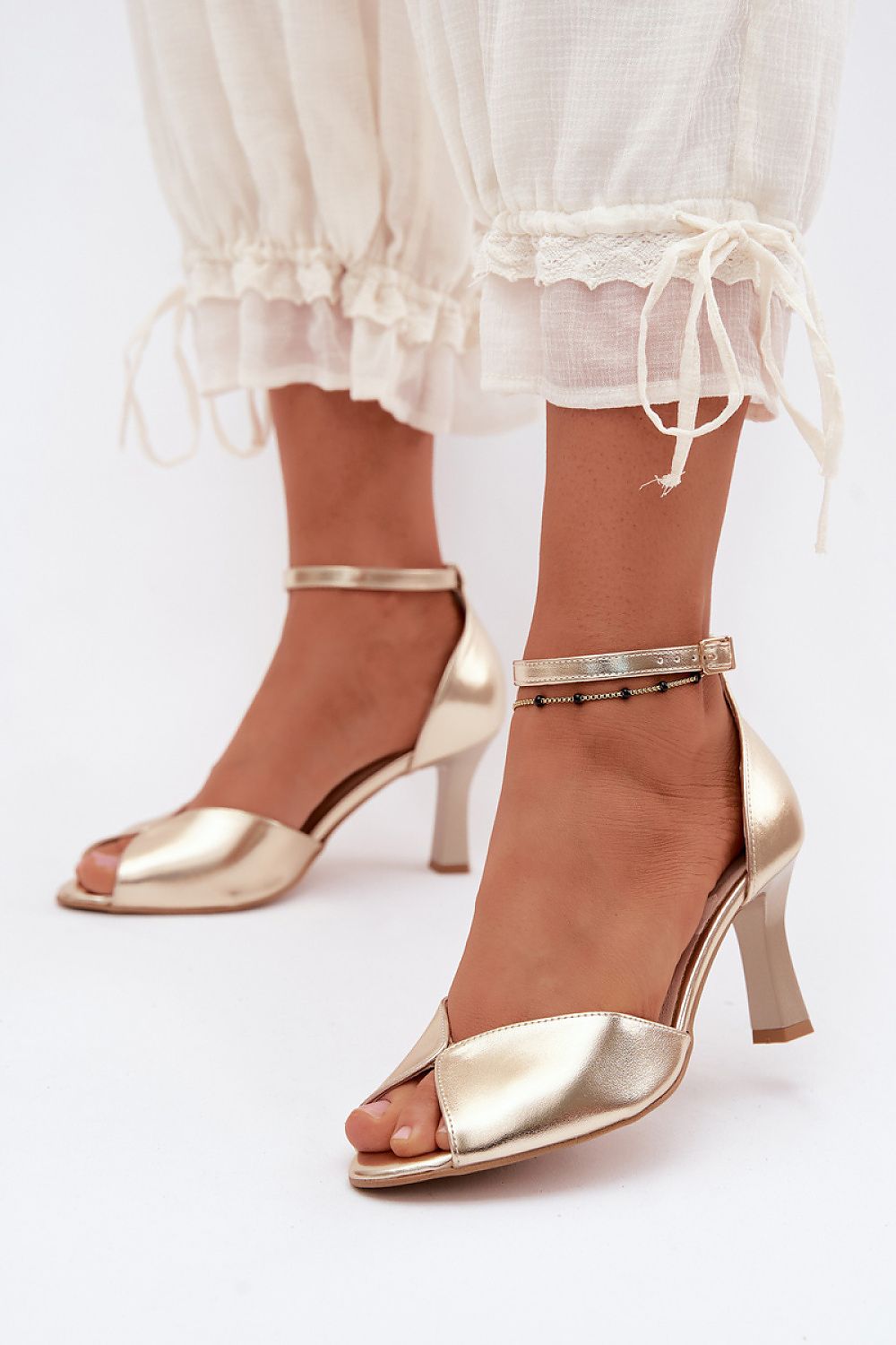  Sandale cu toc model 229703 Step in style 