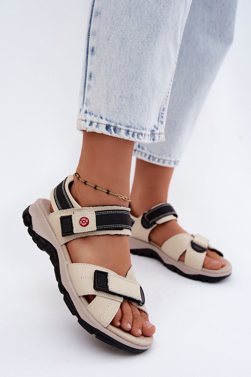  Sandale cu platformă model 229704 Step in style 