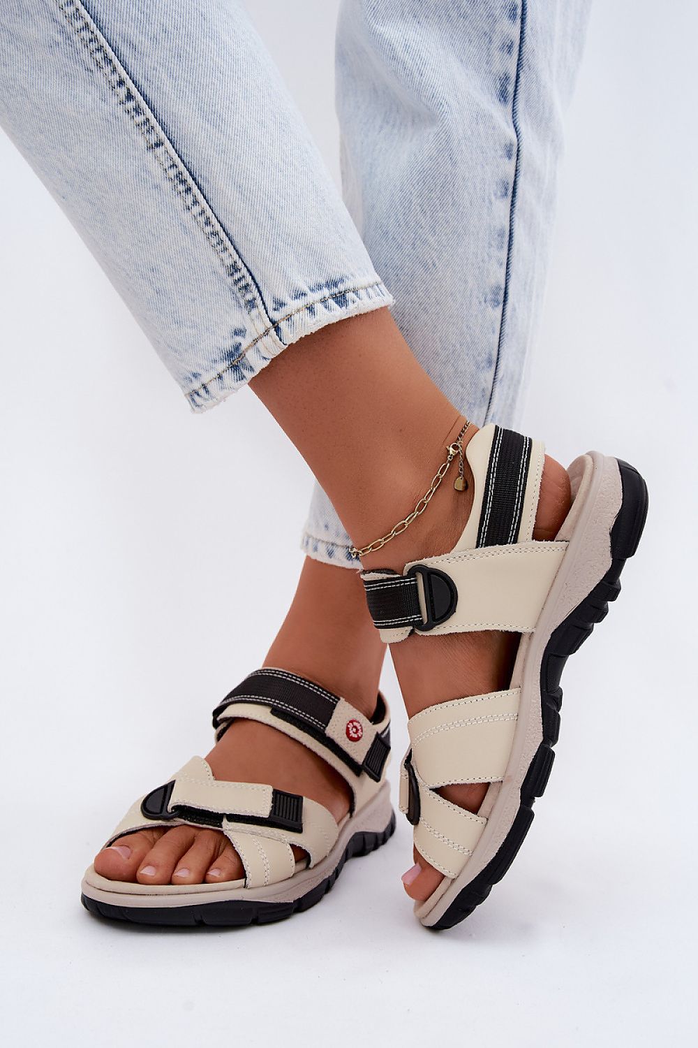 Sandale cu platformă model 229704 Step in style 