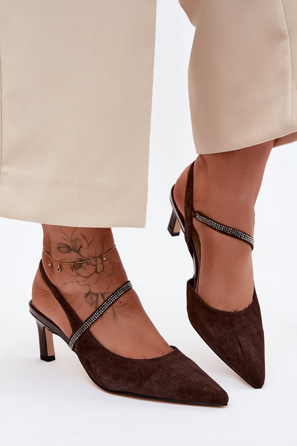  Sandale cu toc model 229714 Step in style 