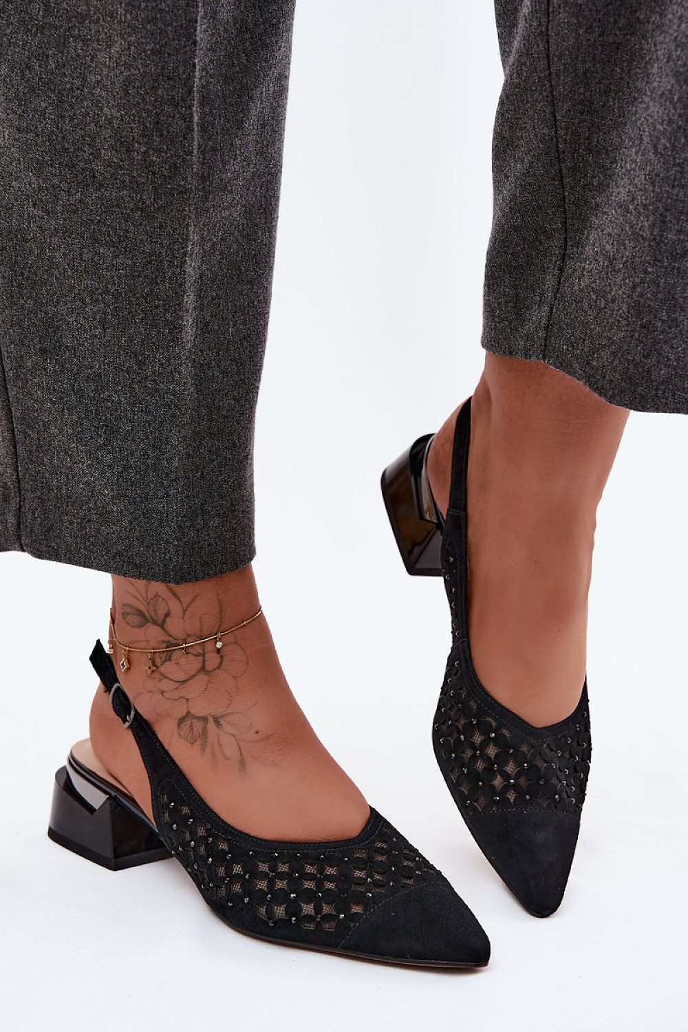  Sandale cu toc model 229716 Step in style 