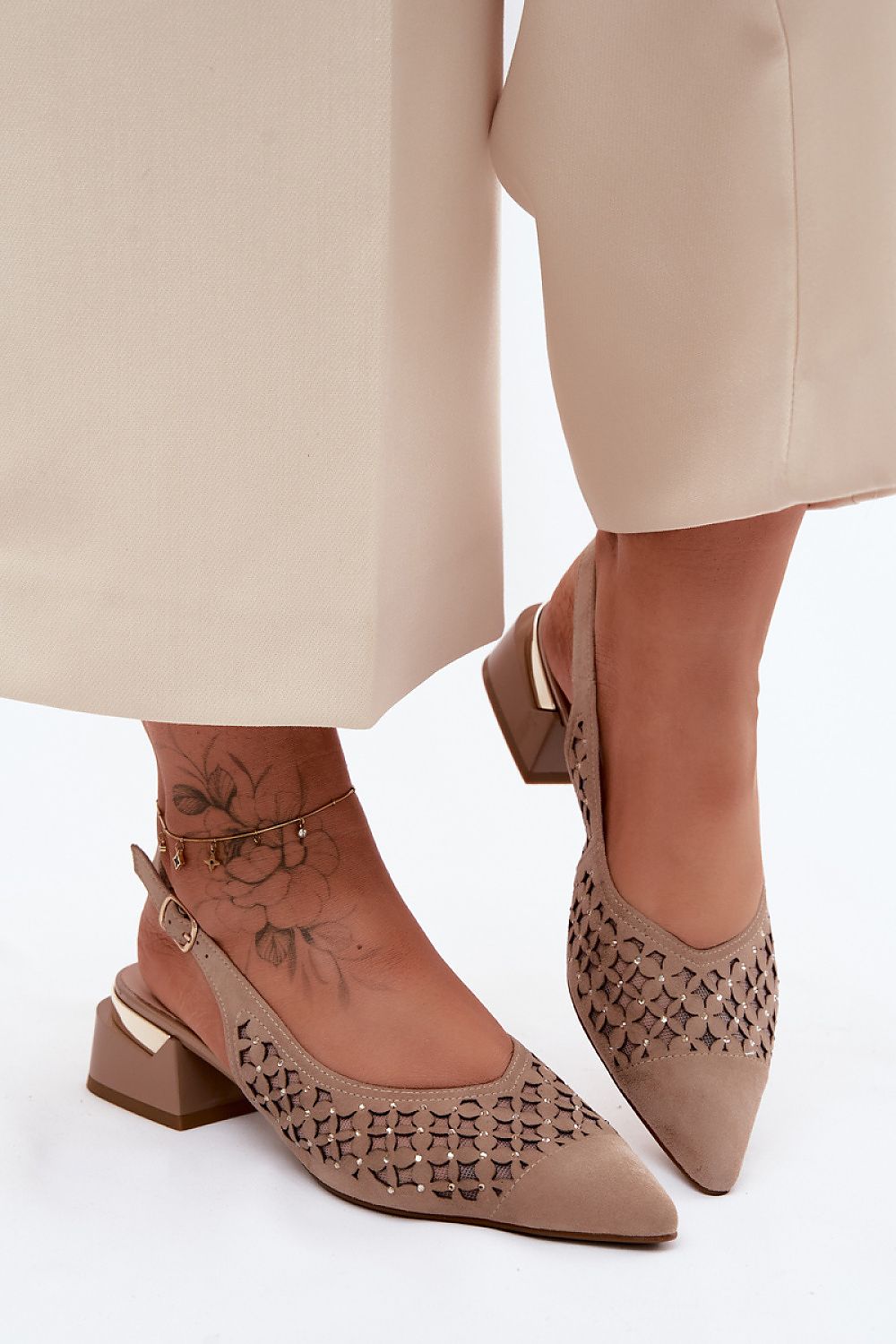  Sandale cu toc model 229717 Step in style 