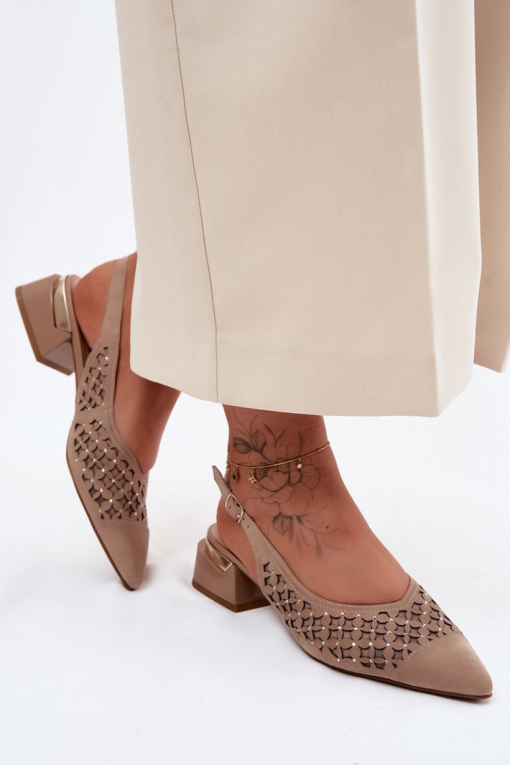  Sandale cu toc model 229717 Step in style 