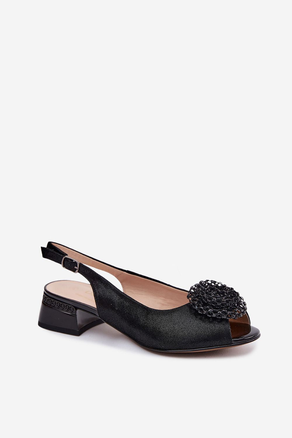 Sandale cu toc model 229718 Step in style 