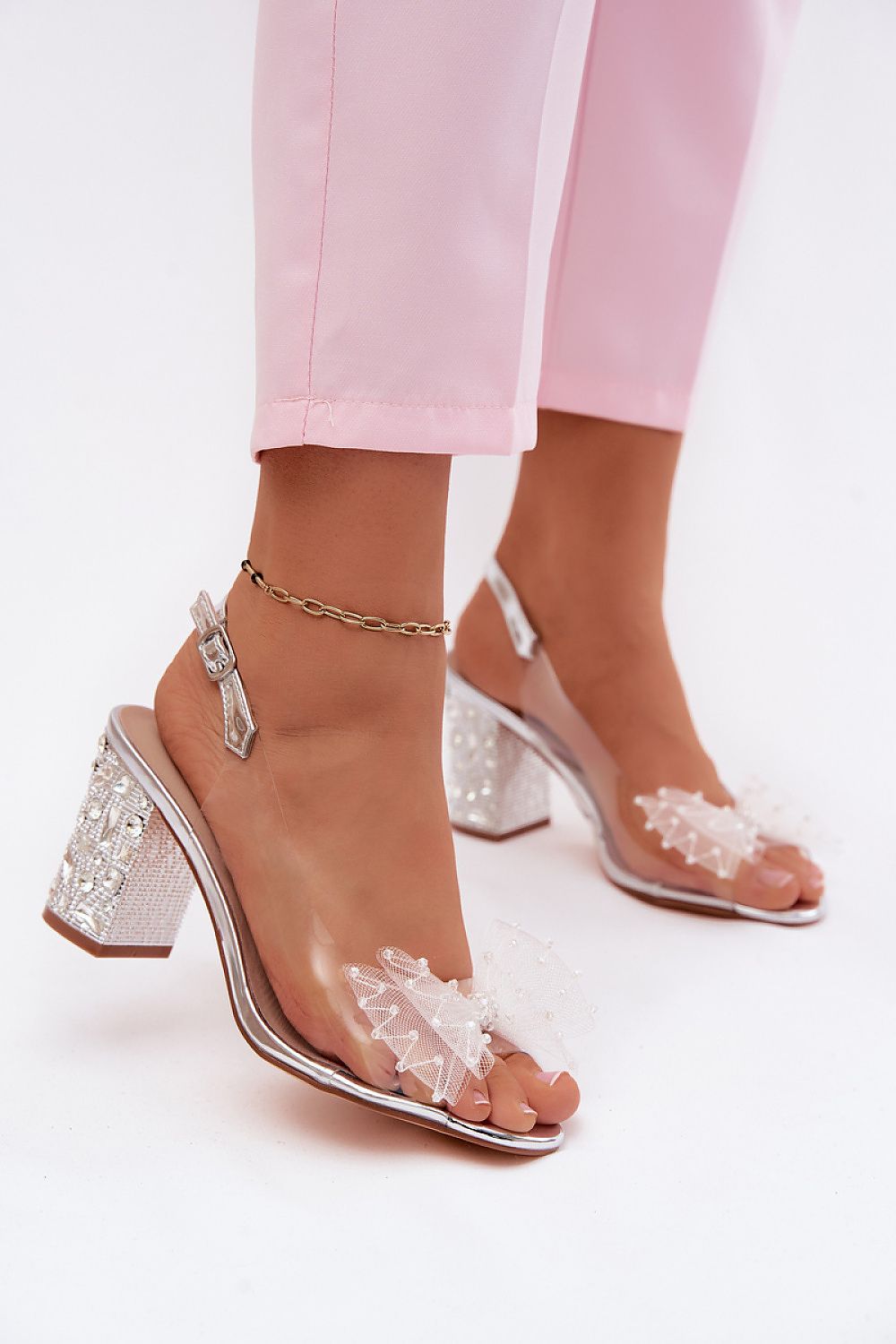  Sandale cu toc model 229719 Step in style 