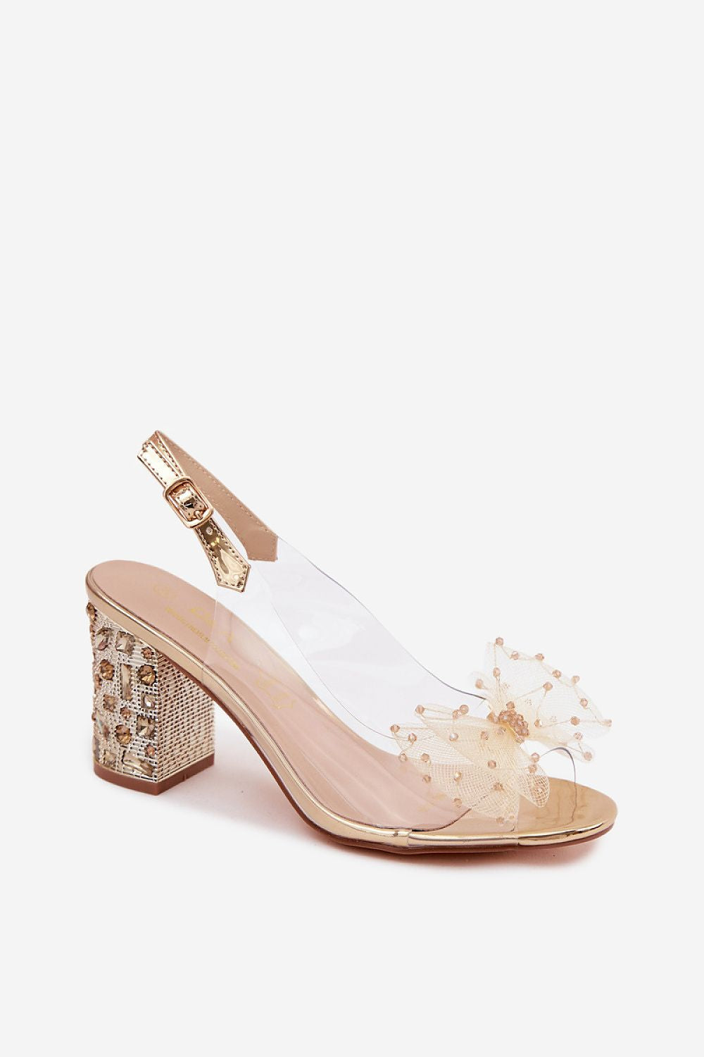  Sandale cu toc model 229720 Step in style 