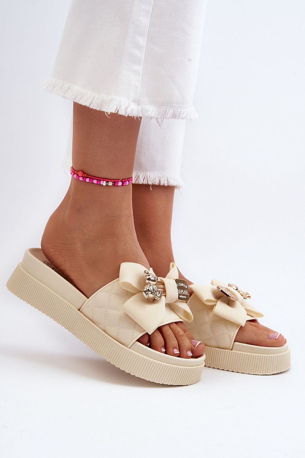  Papuci cu platformă model 229724 Step in style 