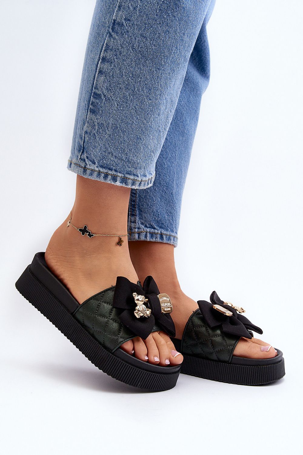 Papuci cu platformă model 229725 Step in style 