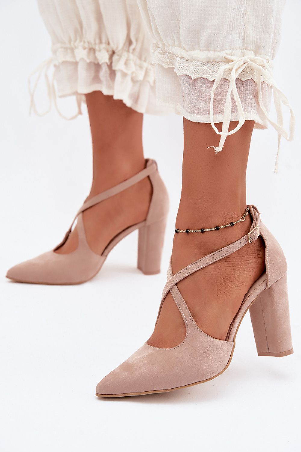  Pantofi dcu toc gros model 229736 Step in style 