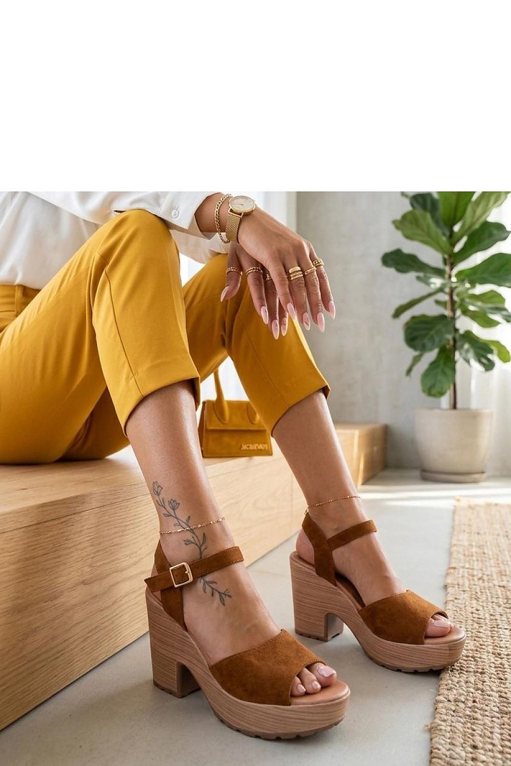  Sandale cu toc model 229781 Solea 