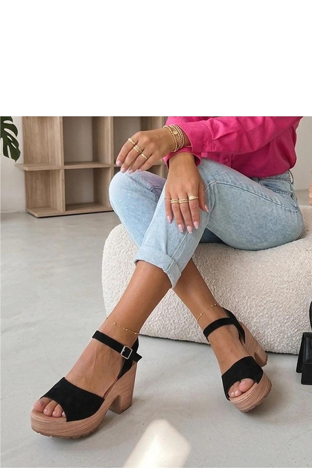  Sandale cu toc model 229782 Solea 