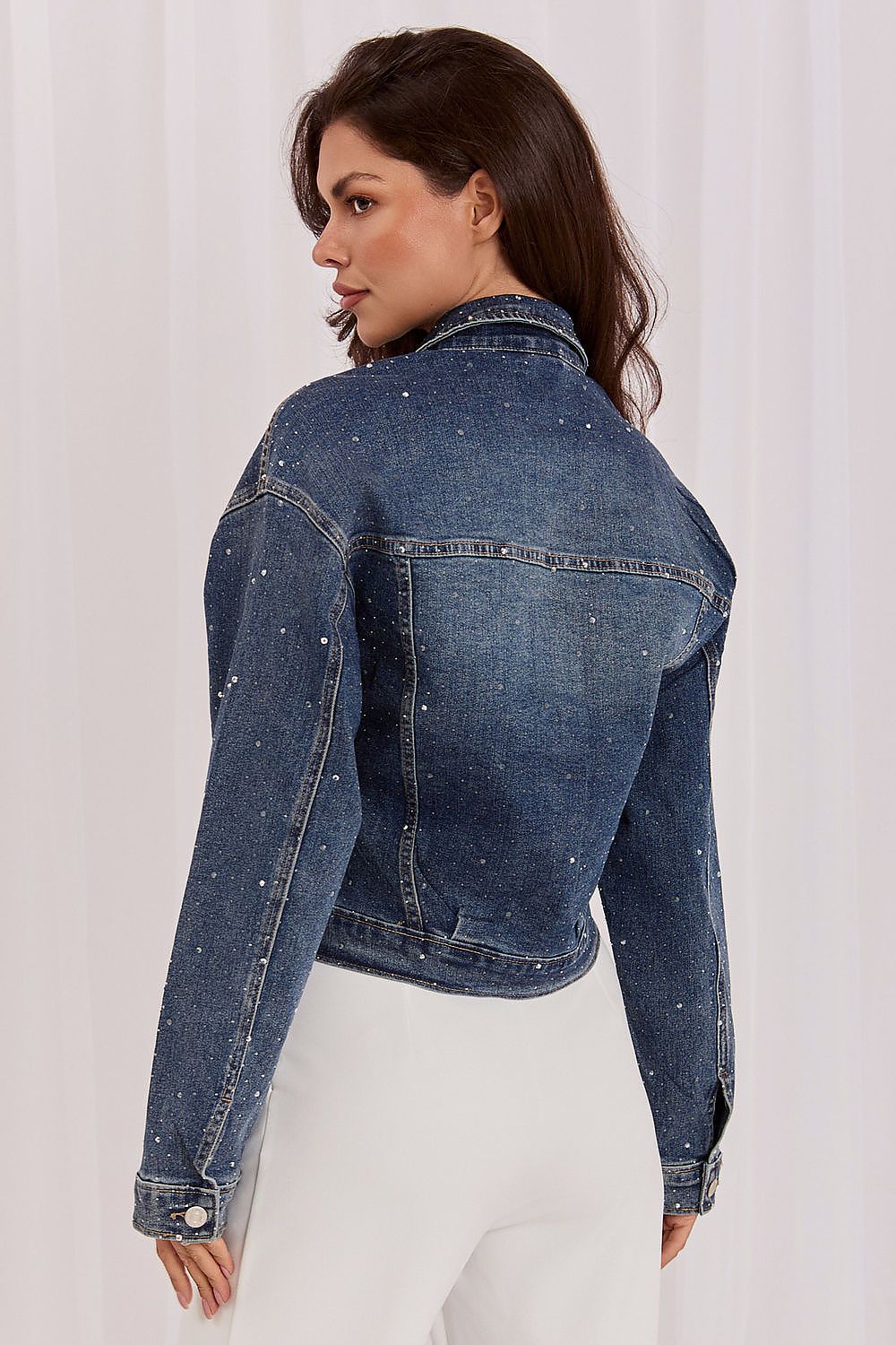 Jachetă din denim model 230177 Italy Moda 