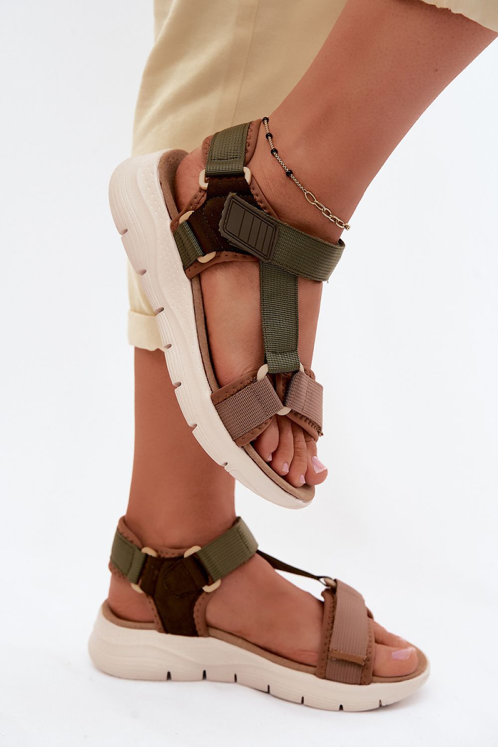  Sandale cu platformă model 230187 Step in style 