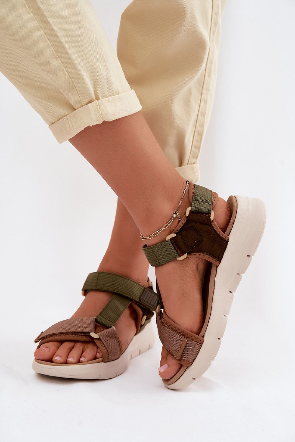  Sandale cu platformă model 230187 Step in style 