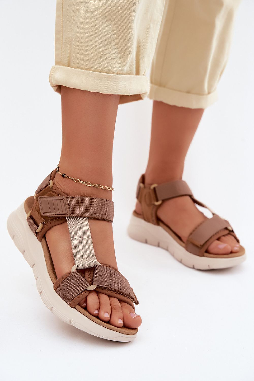  Sandale cu platformă model 230188 Step in style 
